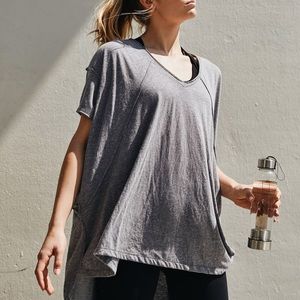 Free People FP Movement City Girl Gray Tee